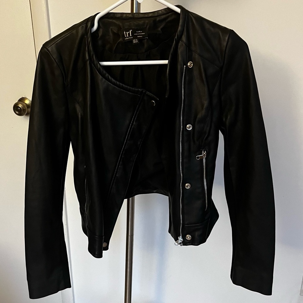 Zara leather jacket